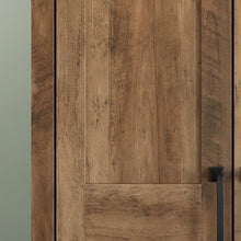 Sauder Two-Door Storage Cabinet, Rural Pine Finish