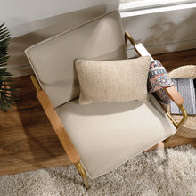 Sauder 423749 Coral Cape Lounge Chair, Ivory Finish