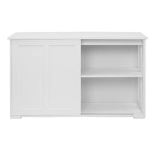Ktaxon Storage Sideboard Buffet Cabinet, with 2 Sliding Doors Wine Shelf White