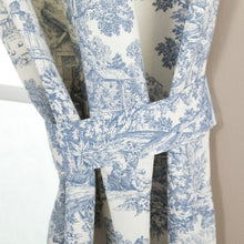 Ellis Curtain Victoria Park Tailored Curtain Panel with Ties - One Pair