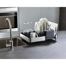 Stainless Steel Dish Rack in Grey