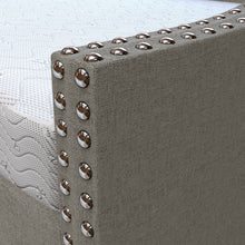 Boyd Sleep Manchester Gray Upholstered Tufted Daybed with Trundle, Twin