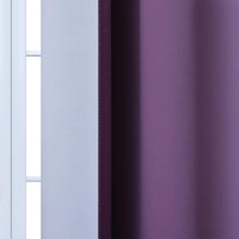 Yakamok Purple Curtain for Bedroom/Light Blocking Room Darkening Window Drapes 2 Panels