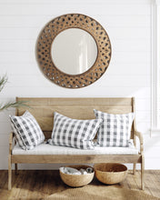 Kate and Laurel Nubury Woven Framed Wall Mirror, Natural 28