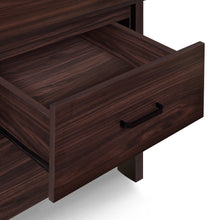 Noble House Hysham 3 Piece Double Dresser and Nightstand Set, Walnut