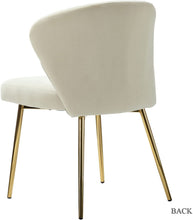 HULALA HOME Velvet Modern Small Armless Accent Chair with Gold Metal Legs, -Yellow