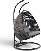 LeisureMod 2 Person Hanging Double Swing Chair