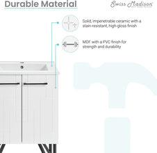 Swiss Madison Well Made Forever SM-BV250W, Mondrian White