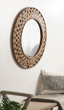 Kate and Laurel Nubury Woven Framed Wall Mirror, Natural 28