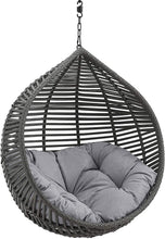 Modway EEI-3637-GRY-GRY Garner Teardrop Outdoor Patio Swing Chair