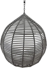 Modway EEI-3637-GRY-GRY Garner Teardrop Outdoor Patio Swing Chair