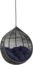 Modway EEI-3637-GRY-GRY Garner Teardrop Outdoor Patio Swing Chair