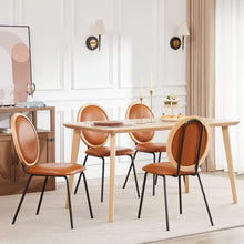 Caster Velvet Gilding Kitchen Dining Chairs Set of 2,Modern Industrial Upholstered Mid Century Metal Dining Chair for Dining Room Chairs Wood Round Back Dining Chair Indoor Small Place White ,18