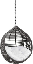 Modway EEI-3637-GRY-GRY Garner Teardrop Outdoor Patio Swing Chair
