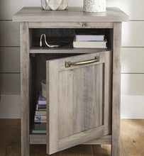 Better Homes & Gardens Modern Farmhouse Side Table with USB, Rustic Gray Finish