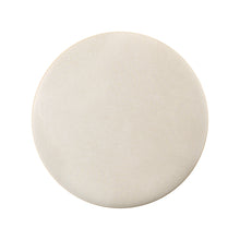 Weston Home Harriette Fabric Upholstered Round Ottoman, Beige Linen