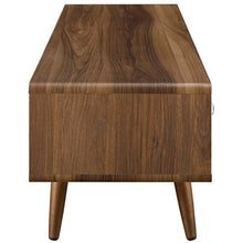 Modway Transmit 55” TV Stand in Walnut White