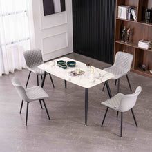 Kidol & Shellder Dining Chairs Set of 2 Black Living Room Chairs PU Upholstered Desk Chair,Loads Up to 300lbs,3 Mins Quick Assembly