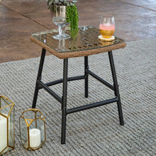 Walker Edison Carmel Modern Rattan Hanging Egg Swing Chair