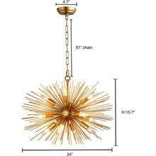Baskin 12 - Light Sputnik Sphere Chandelier