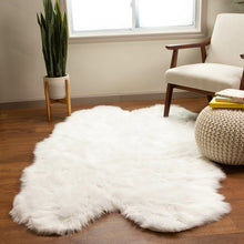 Dominick Handmade Shag White Area Rug