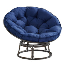 Better Homes & Gardens Papasan Chair, Polyester, Blue