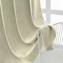 Melodieux Cotton Room-Darkening Blackout Curtain Drapes, Grommet Top, 1 Panel