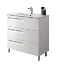 Eviva Joy White Freestanding 28 Inch Bathroom Vanity