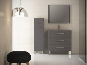 Eviva Libra 28 Gray Modern Bathroom Vanity