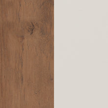 Lancaster Farmhouse Oak Top 1 Drawer Nightstand, Set of 2, Ivory