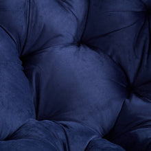 Better Homes & Gardens Papasan Chair, Polyester, Blue
