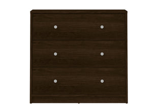 Tvilum Studio Collection 3-Drawer Dresser, Coffee