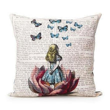 Linen Square Throw Flax Pillow