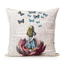 Linen Square Throw Flax Pillow