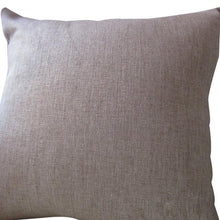Linen Square Throw Flax Pillow