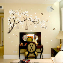 Big Size Tree Birds Flower Wall