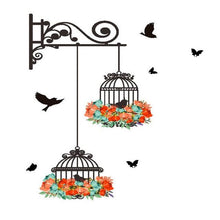 Living Room Garden Birdcage Wall
