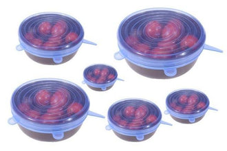 6pcs Reusable Silicon Stretch Lids
