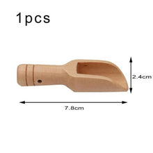Wooden Kitchen Herb Powder Scoop