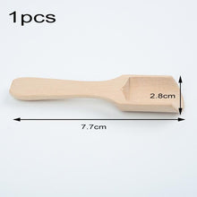 Wooden Kitchen Herb Powder Scoop