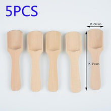 Wooden Kitchen Herb Powder Scoop