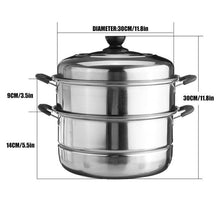 Three layer Thick Steamer pot
