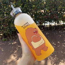Plastic Bottle Cartoon Frosted water