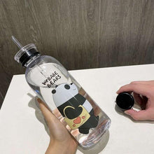 Plastic Bottle Cartoon Frosted water