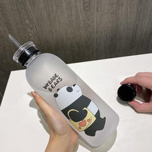 Plastic Bottle Cartoon Frosted water