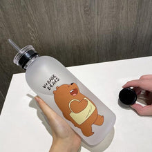Plastic Bottle Cartoon Frosted water