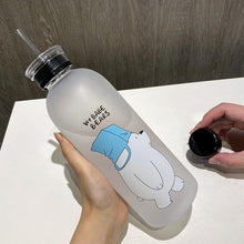 Plastic Bottle Cartoon Frosted water