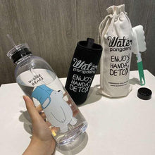 Plastic Bottle Cartoon Frosted water
