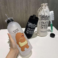 Plastic Bottle Cartoon Frosted water