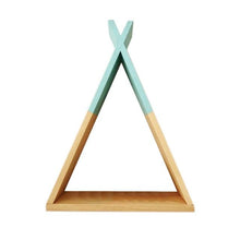 Creative Triangle Wall Frame House Shelf Display Rack
